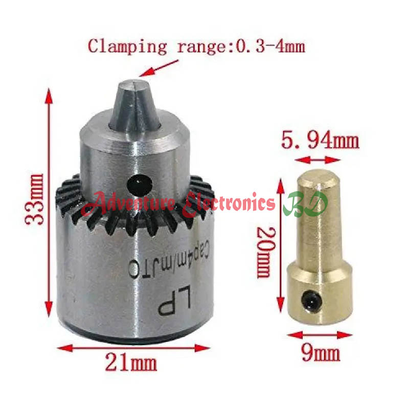 D775 Drill Chuck Set (0.3 - 4.0 mm Bit Supported) - Image 5