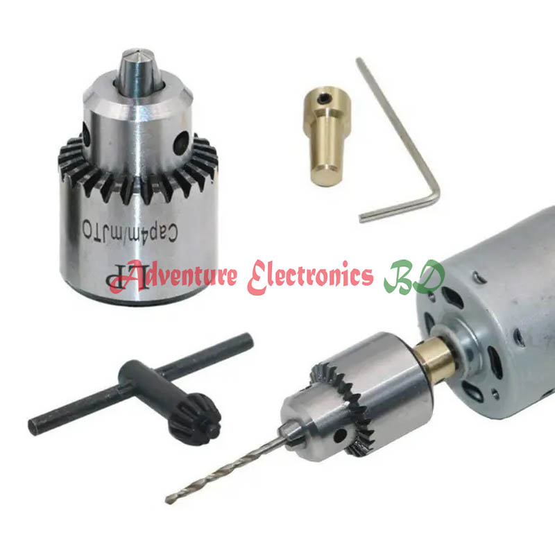 D775 Drill Chuck Set (0.3 - 4.0 mm Bit Supported)