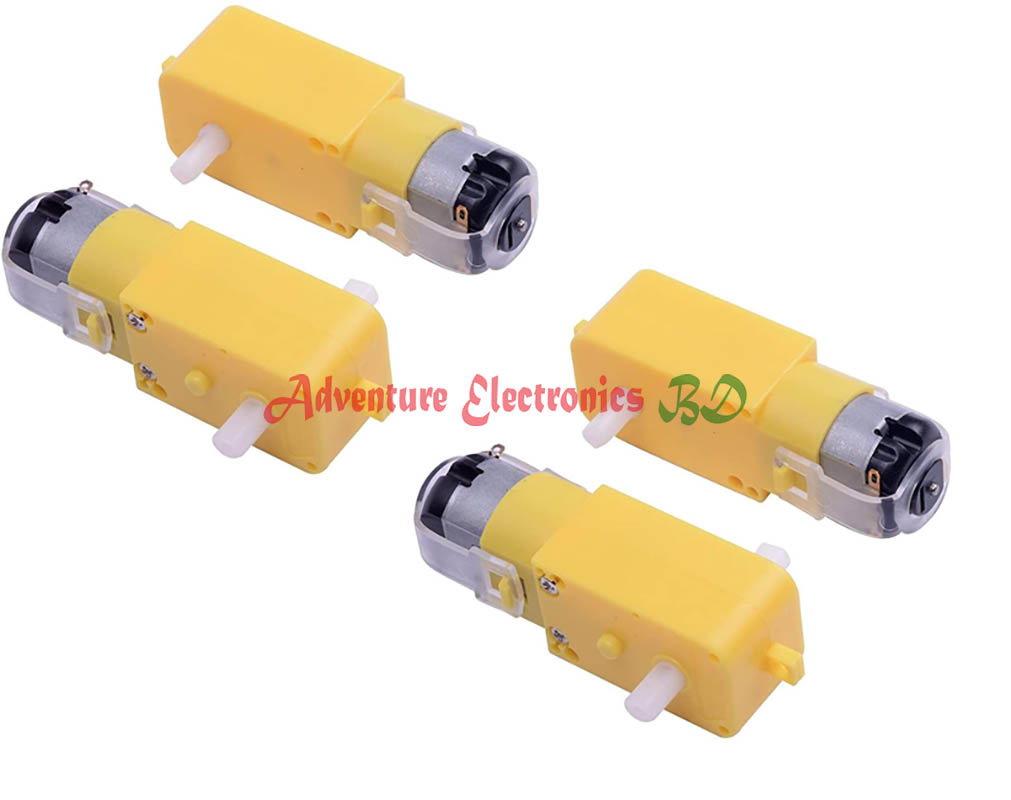 DC Gear Motor RC Wheel - Image 3