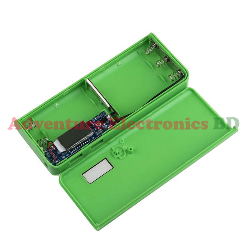 LCD Power Bank Case 5 Battery - Image 2