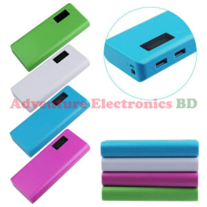 LCD Power Bank Case 5 Battery